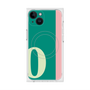 プレミアムスクエアケース with MagSafe［ オリジナル - initial color line - O green ］
