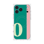 プレミアムスクエアケース with MagSafe［ オリジナル - initial color line - O green ］