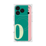 プレミアムスクエアケース with MagSafe［ オリジナル - initial color line - O green ］
