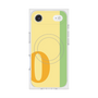 プレミアムスクエアケース with MagSafe［ オリジナル - initial color line - O yellow ］