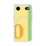 プレミアムスクエアケース with MagSafe［ オリジナル - initial color line - O yellow ］