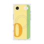 プレミアムスクエアケース with MagSafe［ オリジナル - initial color line - O yellow ］