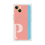 プレミアムスクエアケース with MagSafe［ オリジナル - initial color line - P pink ］