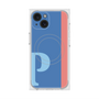 プレミアムスクエアケース with MagSafe［ オリジナル - initial color line - P blue ］