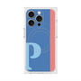 プレミアムスクエアケース with MagSafe［ オリジナル - initial color line - P blue ］