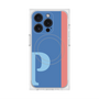 プレミアムスクエアケース with MagSafe［ オリジナル - initial color line - P blue ］