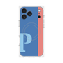 プレミアムスクエアケース with MagSafe［ オリジナル - initial color line - P blue ］