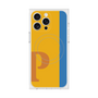 プレミアムスクエアケース with MagSafe［ オリジナル - initial color line - P orange ］