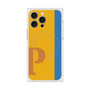 プレミアムスクエアケース with MagSafe［ オリジナル - initial color line - P orange ］