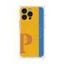 プレミアムスクエアケース with MagSafe［ オリジナル - initial color line - P orange ］