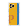 プレミアムスクエアケース with MagSafe［ オリジナル - initial color line - P orange ］