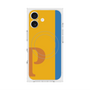 プレミアムスクエアケース with MagSafe［ オリジナル - initial color line - P orange ］