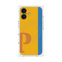 プレミアムスクエアケース with MagSafe［ オリジナル - initial color line - P orange ］