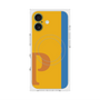 プレミアムスクエアケース with MagSafe［ オリジナル - initial color line - P orange ］