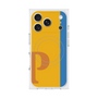 プレミアムスクエアケース with MagSafe［ オリジナル - initial color line - P orange ］
