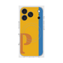 プレミアムスクエアケース with MagSafe［ オリジナル - initial color line - P orange ］