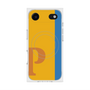プレミアムスクエアケース with MagSafe［ オリジナル - initial color line - P orange ］