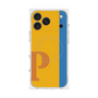 プレミアムスクエアケース with MagSafe［ オリジナル - initial color line - P orange ］