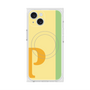 プレミアムスクエアケース with MagSafe［ オリジナル - initial color line - P yellow ］