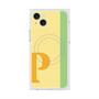 プレミアムスクエアケース with MagSafe［ オリジナル - initial color line - P yellow ］