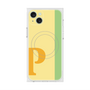 プレミアムスクエアケース with MagSafe［ オリジナル - initial color line - P yellow ］