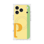 プレミアムスクエアケース with MagSafe［ オリジナル - initial color line - P yellow ］
