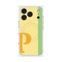 プレミアムスクエアケース with MagSafe［ オリジナル - initial color line - P yellow ］