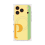 プレミアムスクエアケース with MagSafe［ オリジナル - initial color line - P yellow ］