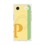 プレミアムスクエアケース with MagSafe［ オリジナル - initial color line - P yellow ］