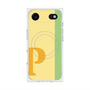 プレミアムスクエアケース with MagSafe［ オリジナル - initial color line - P yellow ］