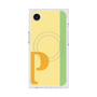 プレミアムスクエアケース with MagSafe［ オリジナル - initial color line - P yellow ］