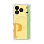 プレミアムスクエアケース with MagSafe［ オリジナル - initial color line - P yellow ］
