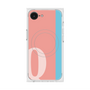 プレミアムスクエアケース with MagSafe［ オリジナル - initial color line - Q pink ］