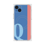 プレミアムスクエアケース with MagSafe［ オリジナル - initial color line - Q blue ］