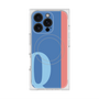 プレミアムスクエアケース with MagSafe［ オリジナル - initial color line - Q blue ］