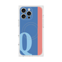プレミアムスクエアケース with MagSafe［ オリジナル - initial color line - Q blue ］