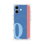 プレミアムスクエアケース with MagSafe［ オリジナル - initial color line - Q blue ］