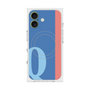 プレミアムスクエアケース with MagSafe［ オリジナル - initial color line - Q blue ］