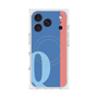 プレミアムスクエアケース with MagSafe［ オリジナル - initial color line - Q blue ］
