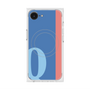 プレミアムスクエアケース with MagSafe［ オリジナル - initial color line - Q blue ］