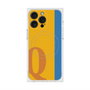 プレミアムスクエアケース with MagSafe［ オリジナル - initial color line - Q orange ］