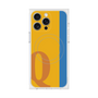 プレミアムスクエアケース with MagSafe［ オリジナル - initial color line - Q orange ］