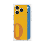 プレミアムスクエアケース with MagSafe［ オリジナル - initial color line - Q orange ］