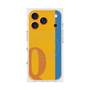 プレミアムスクエアケース with MagSafe［ オリジナル - initial color line - Q orange ］