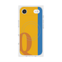 プレミアムスクエアケース with MagSafe［ オリジナル - initial color line - Q orange ］