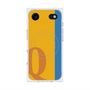 プレミアムスクエアケース with MagSafe［ オリジナル - initial color line - Q orange ］