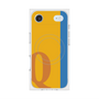 プレミアムスクエアケース with MagSafe［ オリジナル - initial color line - Q orange ］