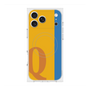 プレミアムスクエアケース with MagSafe［ オリジナル - initial color line - Q orange ］
