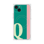 プレミアムスクエアケース with MagSafe［ オリジナル - initial color line - Q green ］