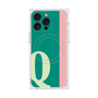 プレミアムスクエアケース with MagSafe［ オリジナル - initial color line - Q green ］